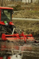 Obraz premium 春の代掻き