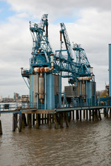 Obraz premium Industrial pier