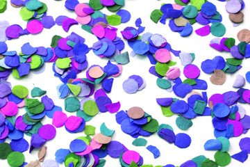 confettis bleus