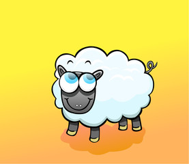 cartoon sheep