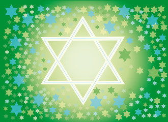 Glad background to the Jewish holiday