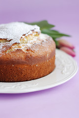 Ricotta cake with walnuts