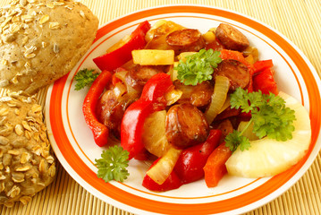 Pinapple kielbasa