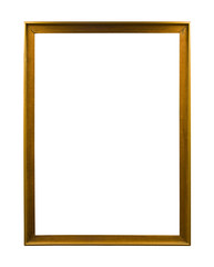 Antique picture frame with clipping path