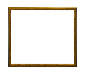 Antique picture frame with clipping path