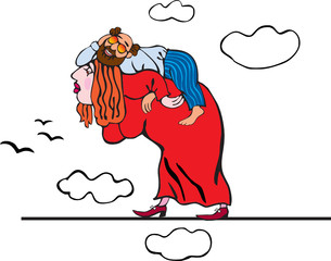 The husband and the wife