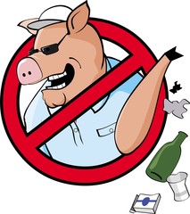 The Sign, calling people not to become like the pig