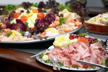 Plate with food