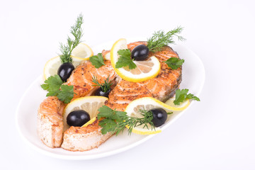 Appetizing Grilled Salmon