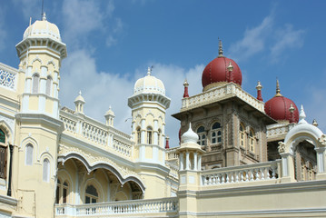 Fototapeta na wymiar A view of the famous Mysore Palace