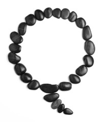 Rock Letter on White