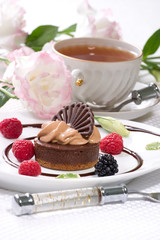 Chocolate cheesecake