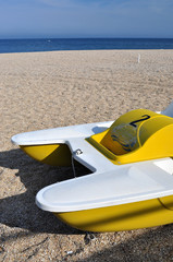 Pedalò al mare