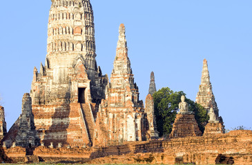 Wat Chai Wattanaram in Ayutthaya, Thailand.