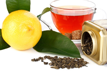 Lemon and tea
