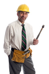 contractor with tools