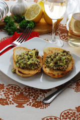 Arselle alla livornese - Antipasto di pesce della Toscana