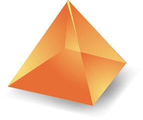 Translucent pyramid