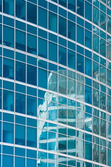 Modern glass architecture.