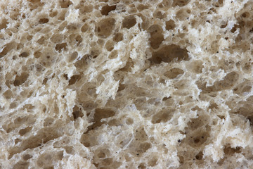 Close up of baked dark dough