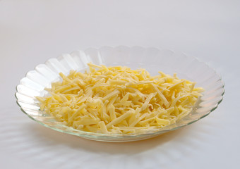 Geraspelter Hartkäse