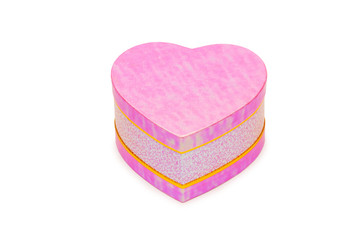 Gift box isolated on the white background