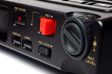 Naklejka premium Digital dictophone