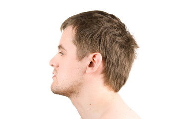 Obraz premium man profile portrait