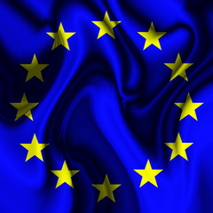 Bandiera Europa-Europe Flag-Drapeau Europe