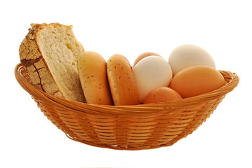 crib with easter eggs