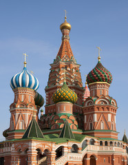 Fototapeta na wymiar St. Basil's Cathedral, Red Square, Moscow, Russia