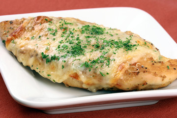 Pasta and chicken breast meal