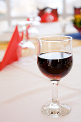 Glass of wine