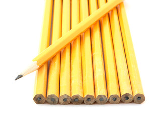 Yellow number two pencils