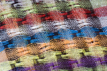 Textile in close up
