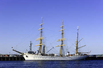Fototapeta na wymiar Segelschulschiff Gorch Fock