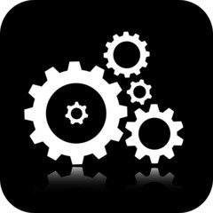 Vector gears icon