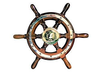 Steuerrad - Ruder