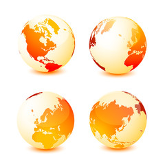 World global planet earth icon