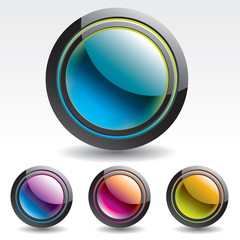 Original buttons for web design.