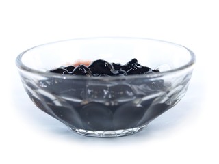 Blackcurrant jam closeup