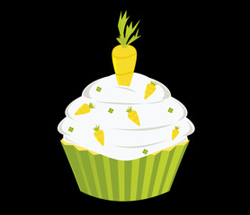 Carrot cupcake