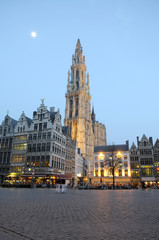 Fototapeta premium Antwerpen groote Markt