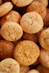étalage de macarons