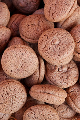 étalage de macarons