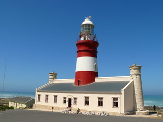 Fototapeta na wymiar Leuchtturm - Cape Agulhas
