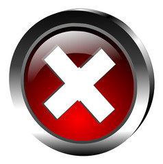 icone erreur avec reflets