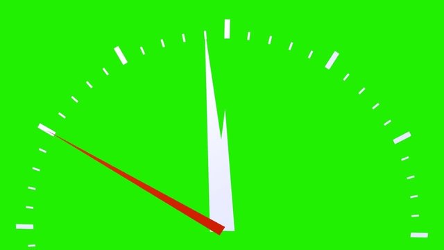kurz vor Zw&ouml;lf / Uhr - Green Screen