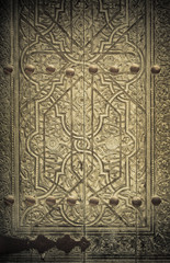 Fototapeta na wymiar close-up image of ancient doors