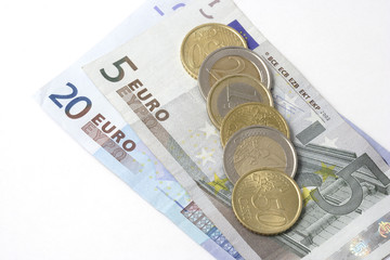 Monete e banconote euro